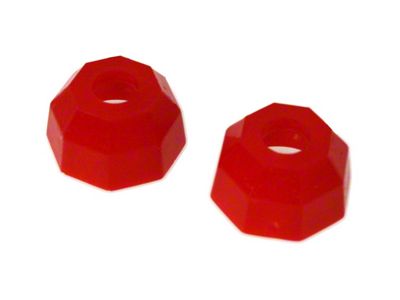 Tie Rod Dust Boots; Octagon Style; Red (67-02 Firebird)