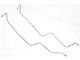 Firebird Transmission Cooler Lines, TH700R4, Stainless Steel, 1987-1992