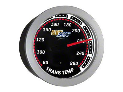 Transmission Temperature Gauge; Tinted (Universal; Some Adaptation May Be Required)