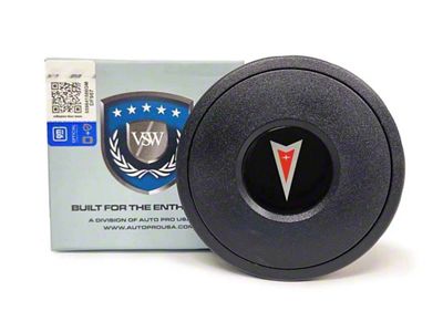 Volante S9 Steering Wheel Center Horn Cap; Arrowhead (Universal; Some Adaptation May Be Required)