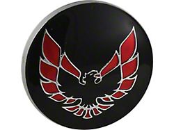 Firebird Wheel Center Cap Emblem, Red, 1977-1983