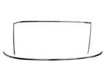 Windshield Molding Kit; Polished Stainless (67-69 Firebird Coupe)