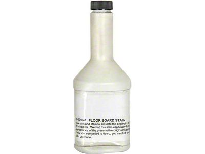 Floorboard Wood Stain - Preservative - Replicates Original FORD Finish - 8 oz. Bottle