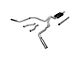 Flowmaster American Thunder Aluminized Steel Dual Exhaust System with Polished Tips; Side/Rear Exit (87-96 4.9L F-150)