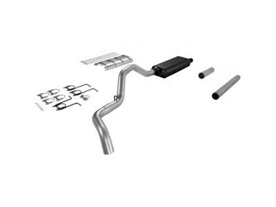 Flowmaster Force II Single Exhaust System; Side Exit (87-93 7.5L F-250, F-350 w/ 2.50-Inch Catalytic Converter)