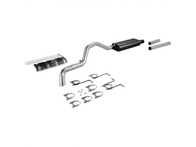 Flowmaster Force II Single Exhaust System; Side Exit (94-97 5.8L, 7.5L F-250, F-350 w/ 3-Inch Catalytic Converter)