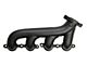 Flowtech LS Swap Exhaust Manifolds; Black Ceramic (70-81 Camaro)