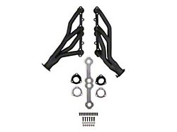 Flowtech 1-1/2-Inch Mid-Length Headers; Black Painted (67-74 Small Block V8 Camaro)