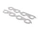 Flowtech Dead Soft Layered Header Gaskets; Round Ports (66-74 Big Block V8 Corvette C2 & C3)