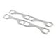 Flowtech Dead Soft Layered Header Gaskets; Square Ports (77-80 Small Block V8 Firebird)