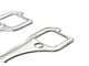 Flowtech Dead Soft Layered Header Gaskets; Square Ports (77-80 Small Block V8 Firebird)