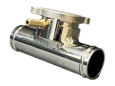 FLUIDYNE High Performance Remote Radiator Filler Neck; Polished; 1.25-Inch (Universal; Some Adaptation May Be Required)