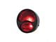 12-Volt Tail Light; Black Housing; Red Lens; Driver Side (28-31 Model A)