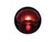 12-Volt Tail Light; Black Housing; Red Lens; Driver Side (28-31 Model A)