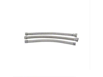 Headlight and Horn Wire Conduit Set; Stainless Steel (28-31 Model A)