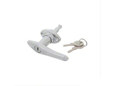 Locking Exterior Door Handle; Chrome (28-29 Model A Coupe, Tudor Sedan)