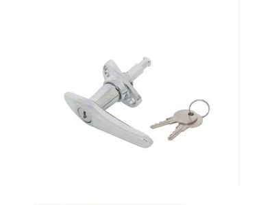 Locking Exterior Door Handle; Chrome (28-31 Model A Phaeton, Roadster)