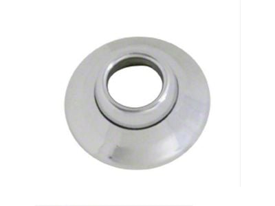 Spring Loaded Door Handle Escutcheon Plate; Chrome (28-31 Model A)