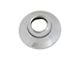 Spring Loaded Door Handle Escutcheon Plate; Chrome (28-31 Model A)