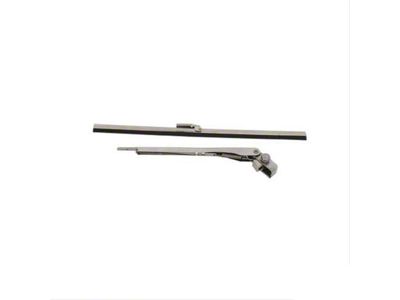 Windshield Wiper Arm and Blade; Stainless Steel (28-29 Model A, Model AA)