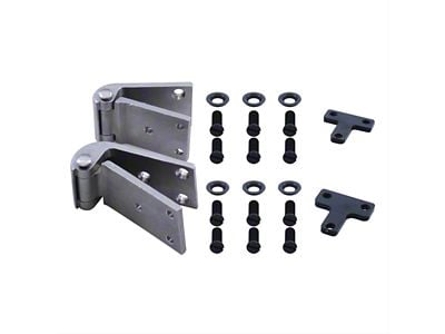 Door Hinge Set; Driver Side (1932 Ford Car 5-Window Coupe)