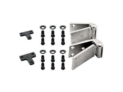 Door Hinge Set; Passenger Side (1932 Ford Car 5-Window Coupe)