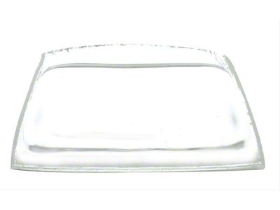 Tail Light License Plate Lens; Clear (1932 Ford Car; 32-42 Ford Truck)