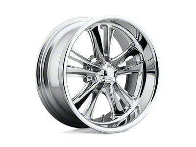 Foose Knuckle Chrome Wheel; 17x7; 1mm Offset (67-69 Camaro)