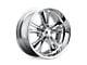 Foose Knuckle Chrome Wheel; 17x7; 1mm Offset (67-69 Camaro)