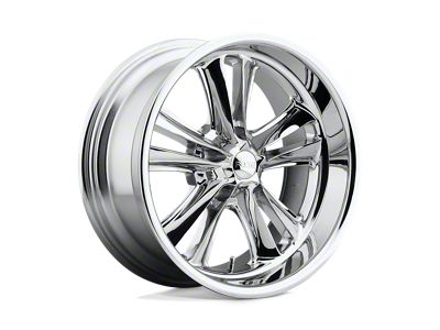 Foose Knuckle Chrome Wheel; 18x8; 1mm Offset (67-69 Camaro)