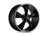 Foose Legend Gloss Black Milled Wheel; 18x8; 1mm Offset (67-69 Camaro)