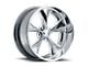 Foose Nitrous High Luster Polished Wheel; 18x9; 6mm Offset (82-92 Camaro)