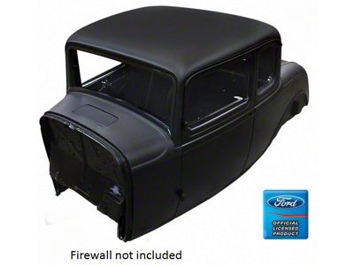 Ford 5-Window Coupe Body - Solid Roof With Cowl Vent, 1932