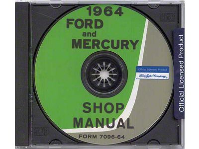 1964 Ford Car and Mercury Shop Manuals (CD-ROM)