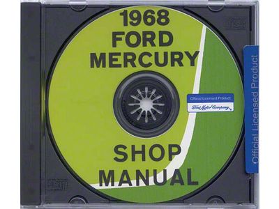 1968 Ford and Mercury Shop Manual (CD-ROM)