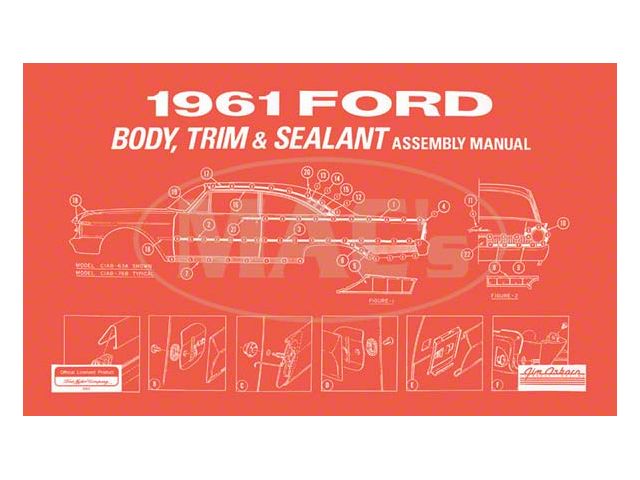 Ford Body, Trim and Sealant Assembly Manual - 183 Pages