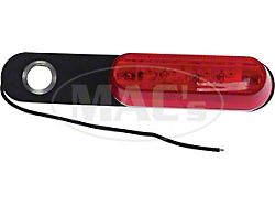 Turn Signal, 6-Volt, Positive Ground, Red Lens