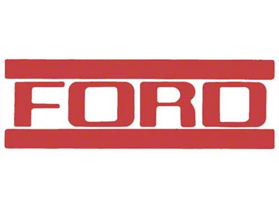 Ford Pickup Truck Exterior Decal Set - Tailgate Lettering -Red