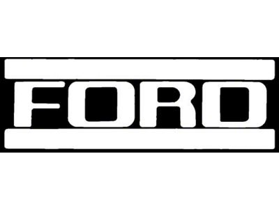 Ford Pickup Truck Exterior Decal Set - Tailgate Lettering -White