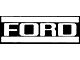 Ford Pickup Truck Exterior Decal Set - Tailgate Lettering -White