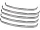 Ford Pickup Truck Grille Moulding Kit - Polished Stainless Steel - Without Crank Hole - 5 Pieces - F1, F2 & F3