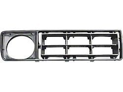 Ford Pickup Truck Grille Shell Insert - Left Side - Gloss Black - F100 Thru F350