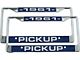 Ford Pickup Truck License Plate Frames - 1961 Pickup