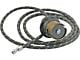 Ford Pickup Truck Parking Light Wire - 1 Wire - Black With Yellow - 30 Long