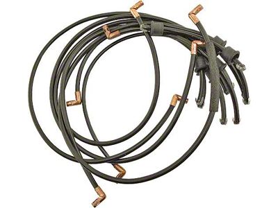 Ford Pickup Truck Spark Plug Wire Set - Reproduction - Black - V8