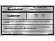 Ford Thunderbird Glove Box Decal, Tire Pressure, Coupe, 1966