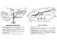 Ford Thunderbird Jack Instruction Decal, 1955-56