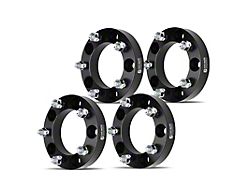 1.25-Inch 5-Lug Wheel Spacers; Black; Set of Four (53-83 F-100; 75-96 F-150)