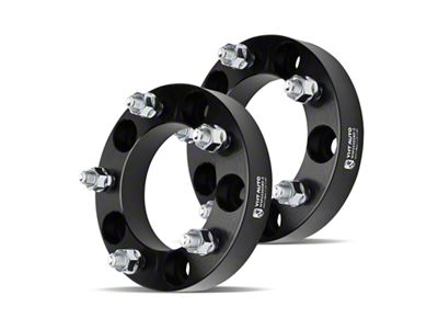 1.25-Inch 5-Lug Wheel Spacers; Black; Set of Two (53-83 F-100; 75-96 F-150)