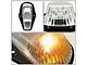 Amber LED Cab Roof Lights; Chrome (80-96 F-150, F-250, F-350)